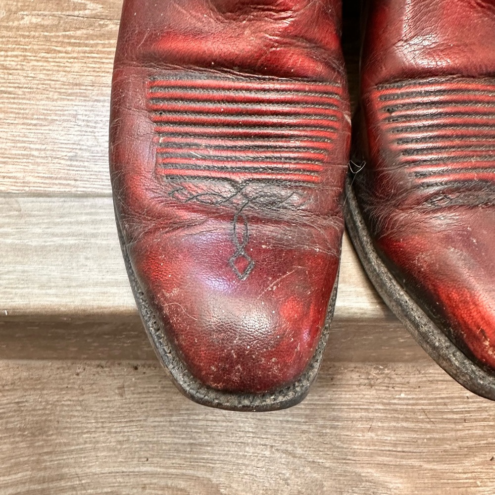 Vintage Lucchese Cowboy Boots | Men’s 9.5D | USA Made - Picture 4 of 16